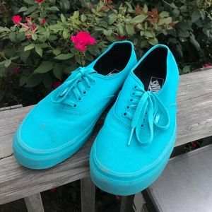 Scuba Blue Vans Authentic